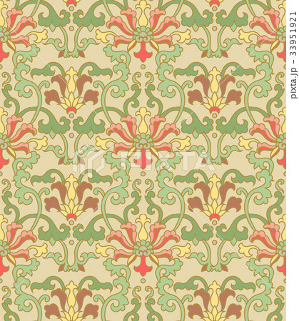 Seamless background vintage retro pattern 33951921