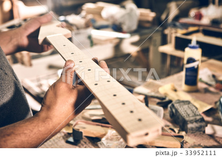 Manufacture of guitars of the brand Woodstock. Manufacture of guitars of the brand Woodstock. 33952111