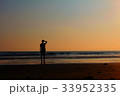 夕日 夕焼け 夕暮れ 33952335