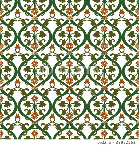 Seamless background vintage retro pattern Seamless background vintage retro pattern 33952563