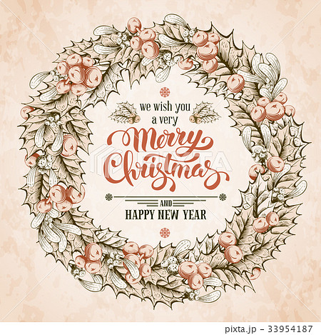 Christmas wreath Christmas wreath 33954187