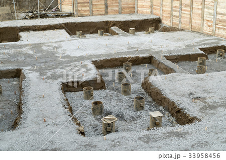 マンション建設工事 杭うち 鋼管杭 マンション建設工事 杭うち 鋼管杭 33958456