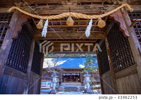 河口浅間神社随神門 33962253