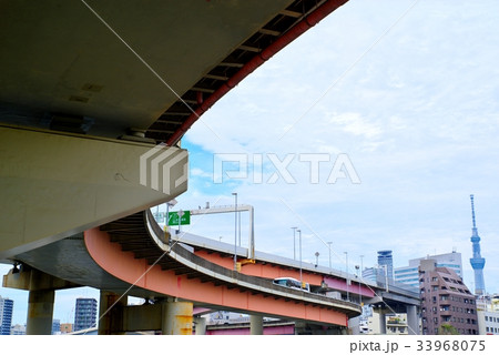 首都高速 両国ジャンクション 両国大橋 d-6 首都高速 両国ジャンクション 両国大橋 d-6 33968075