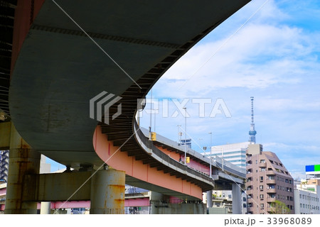 首都高速 両国ジャンクション 両国大橋 d-4 中望遠 首都高速 両国ジャンクション 両国大橋 d-4 中望遠 33968089