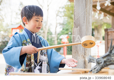 七五三　5歳袴の男の子 33968640