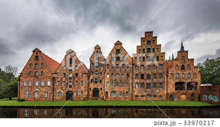Salzspeicher, salt storage warehouses in Lubeck 33970217