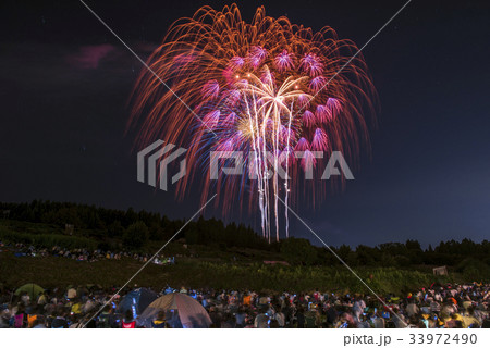 【新潟県】片貝の花火　浅原神社秋季例大祭奉納大煙火　 33972490