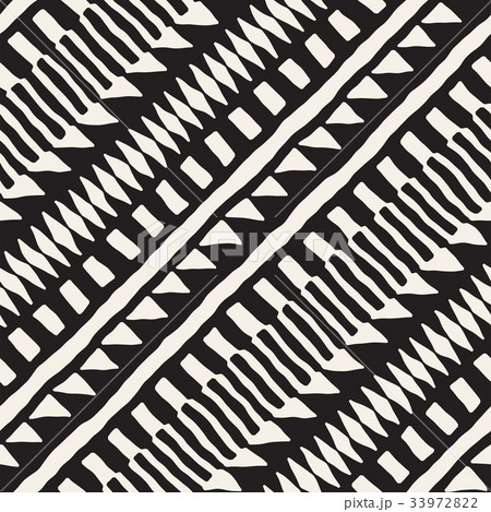 Black and white tribal vector seamless pattern Black and white tribal vector seamless pattern 33972822