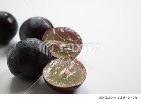 葡萄藤稔　粒　カット 33976758