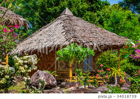 Wooden bungalow resort in ko phi phi island, 34018739