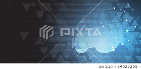 virtual reality life future technology background virtual reality life future technology background 34025268
