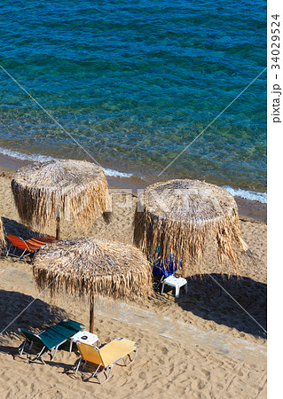 Summer sea coast (Halkidiki, Greece). 34029524
