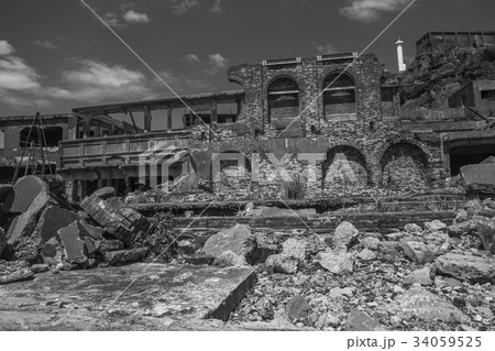 長崎 軍艦島 長崎 軍艦島 34059525