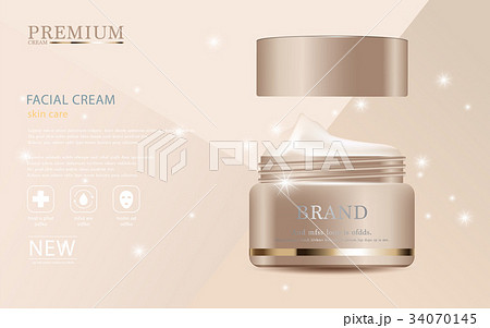 Hydrating facial cream for annual sale. Hydrating facial cream for annual sale. 34070145