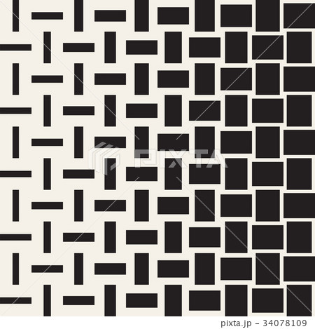 Vector Seamless Geometric Pattern. Halftone 34078109