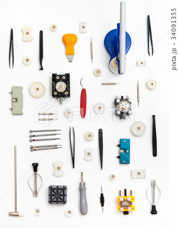 vertical pattern from watch repairing tools 34091355