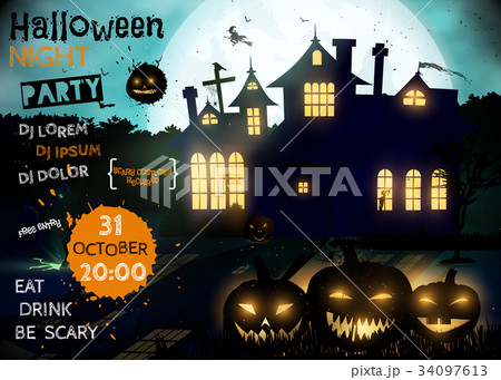 Halloween party. Halloween party. 34097613