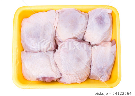 Pieces of raw chicken for cooking 34122564