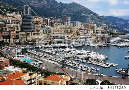 モナコ　エルキュル港-5 34123289