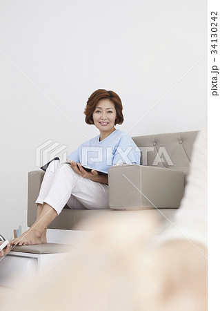 50代 50代 笑顔 34130242