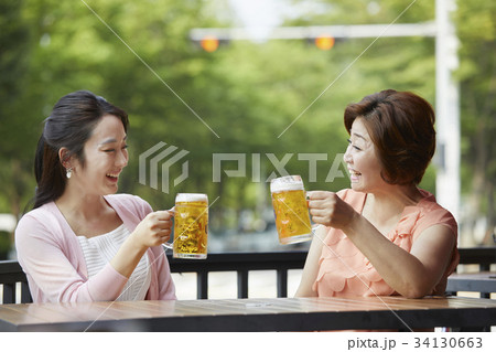 露天カフェ カフェテラス デート 34130663