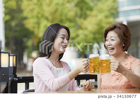 木 東洋人 ビールジョッキ 34130677