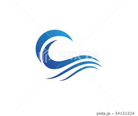 Water Wave Logo Template Water Wave Logo Template 34131224