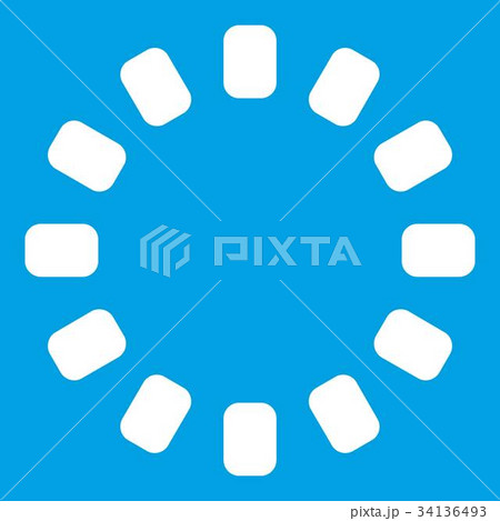 Sign download online icon white 34136493