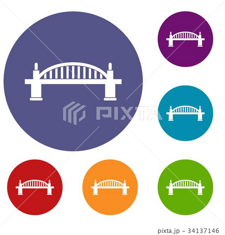 Bridge icons set 34137146