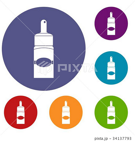 Medical drops icons set 34137793