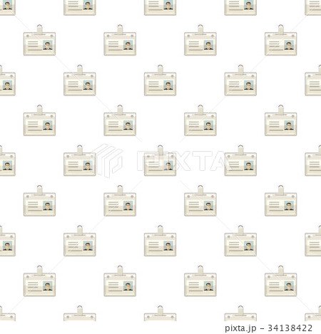 Identification card pattern 34138422