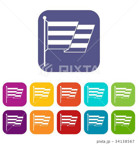 Flag LGBT icons set 34138567