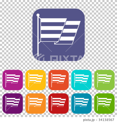 Flag LGBT icons set 34138567