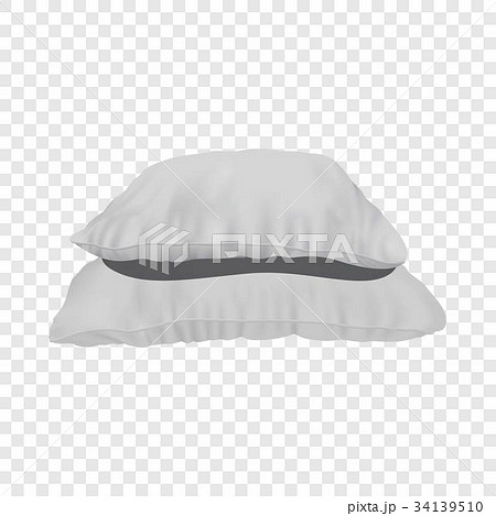 Stack of pillows mockup, realistic style Stack of pillows mockup, realistic style 34139510