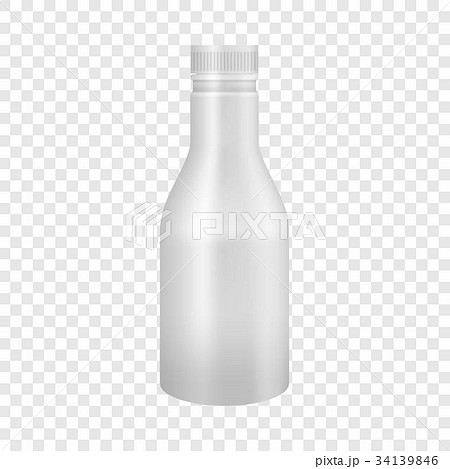 White yogurt or milk plastic bottle mockup White yogurt or milk plastic bottle mockup 34139846