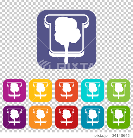 Bread icons set Bread icons set 34140645