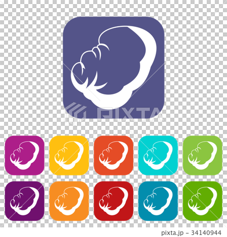 Spleen icons set Spleen icons set 34140944