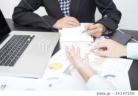business accountant with document graph financial business accountant with document graph financial 34147500