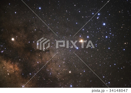 Close up of milky way galaxy with stars and space 34148047