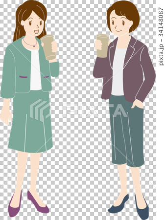 休息一會的女商人 34148087