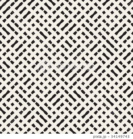 Seamless geometric lattice pattern. Irregular 34149743