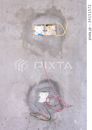 Unfinished electricity wall socket Unfinished electricity wall socket 34151572