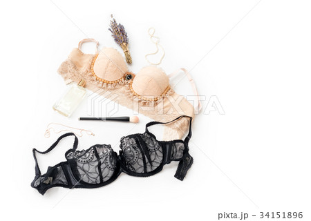 Glamorous stylish sexy lace lingerie with woman Glamorous stylish sexy lace lingerie with woman 34151896