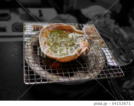 カニみそ甲羅焼き カニみそ甲羅焼き 34152671
