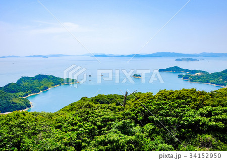 豊島・十文字山展望台 豊島・十文字山展望台 34152950