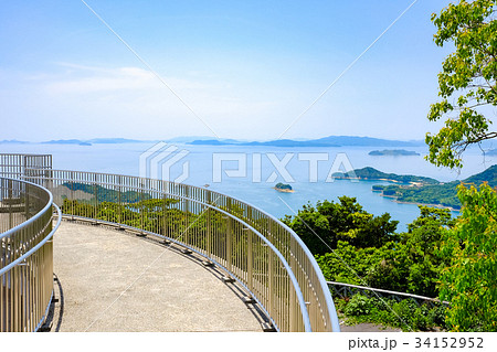 豊島・十文字山展望台 34152952