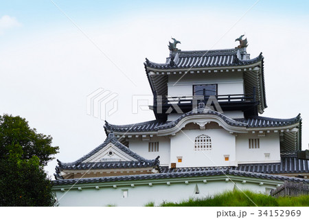 【日本100名城】掛川城 天守（コピースペース） 34152969