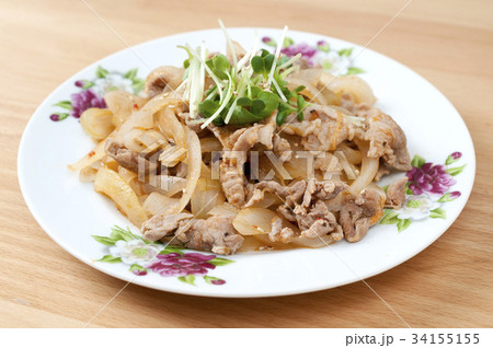 豚肉とたまねぎの炒め物 豚肉とたまねぎの炒め物 34155155