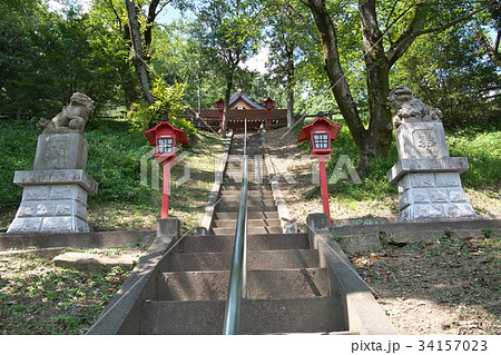 横浜市寺家 熊野神社の参道 横浜市寺家 熊野神社の参道 34157023
